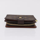 LOUIS VUITTON Monogram Compact zip Wallet M61667 LV Auth 205889V-4
