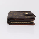 LOUIS VUITTON Monogram Compact zip Wallet M61667 LV Auth 205889V-7