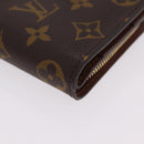 LOUIS VUITTON Monogram Compact zip Wallet M61667 LV Auth 205889V-8