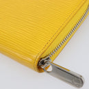 LOUIS VUITTON Epi Zippy Wallet Long Wallet Yellow M60309 LV Auth 205890V-10
