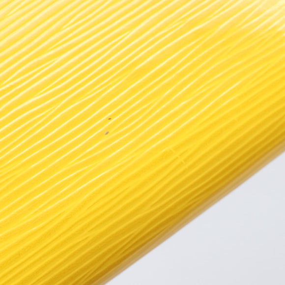 LOUIS VUITTON Epi Zippy Wallet Long Wallet Yellow M60309 LV Auth 205890V