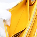 LOUIS VUITTON Epi Zippy Wallet Long Wallet Yellow M60309 LV Auth 205890V-16