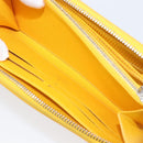 LOUIS VUITTON Epi Zippy Wallet Long Wallet Yellow M60309 LV Auth 205890V-17