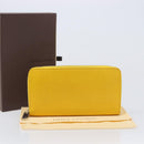 LOUIS VUITTON Epi Zippy Wallet Long Wallet Yellow M60309 LV Auth 205890V-25