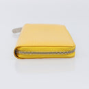 LOUIS VUITTON Epi Zippy Wallet Long Wallet Yellow M60309 LV Auth 205890V-4