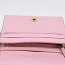 GUCCI GG Supreme Compact Wallet PVC Beige Red 573839 Auth 205892A-20