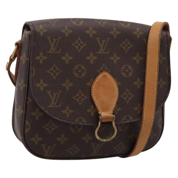 LOUIS VUITTON Monogram Saint Cloud GM Shoulder Bag M51242 LV Auth 205902