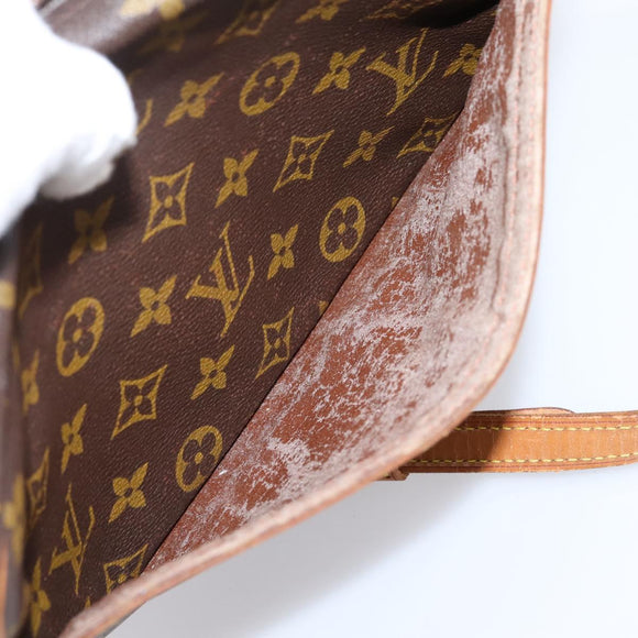LOUIS VUITTON Monogram Jeune Fille MM Shoulder Bag M51226 LV Auth 205904