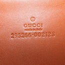 GUCCI Web Sherry Line Hand Bag Wool Gray Silver 295266 Auth 205906V-11