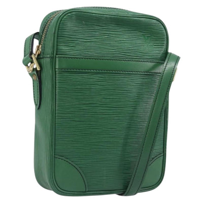 LOUIS VUITTON Epi Danube Shoulder Bag Green M45634 LV Auth 205909A