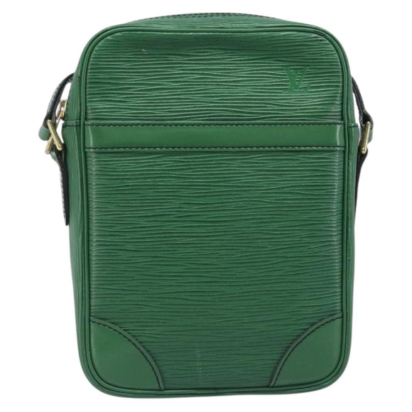 LOUIS VUITTON Epi Danube Shoulder Bag Green M45634 LV Auth 205909A