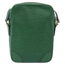 LOUIS VUITTON Epi Danube Shoulder Bag Green M45634 LV Auth 205909A-2
