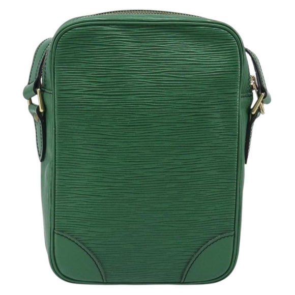 LOUIS VUITTON Epi Danube Shoulder Bag Green M45634 LV Auth 205909A