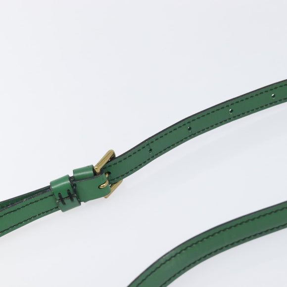 LOUIS VUITTON Epi Danube Shoulder Bag Green M45634 LV Auth 205909A