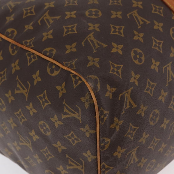 LOUIS VUITTON Monogram Sac Souple 55 Boston Bag M41622 LV Auth 205911