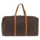 LOUIS VUITTON Monogram Sac Souple 55 Boston Bag M41622 LV Auth 205911-2