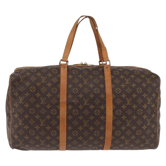 LOUIS VUITTON Monogram Sac Souple 55 Boston Bag M41622 LV Auth 205911