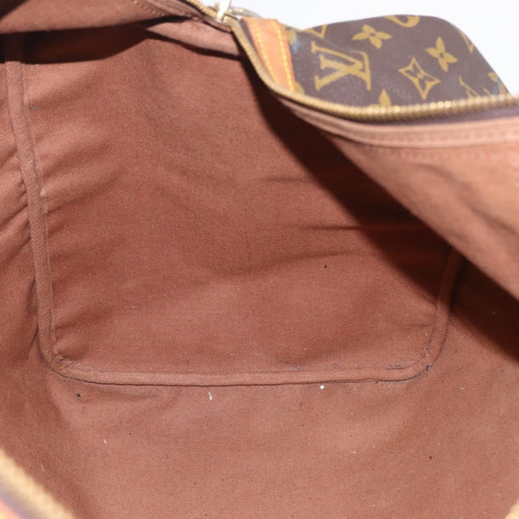 LOUIS VUITTON Monogram Sac Souple 55 Boston Bag M41622 LV Auth 205911