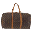 LOUIS VUITTON Monogram Sac Souple 55 Boston Bag M41622 LV Auth 205911-4