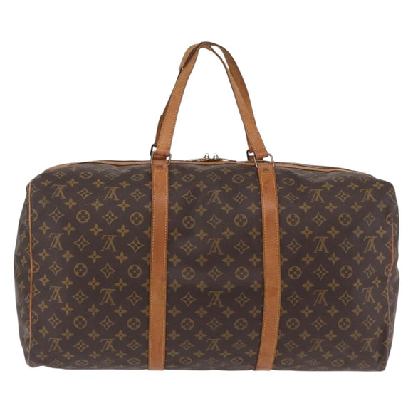 LOUIS VUITTON Monogram Sac Souple 55 Boston Bag M41622 LV Auth 205911