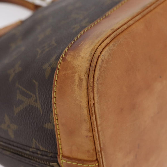 LOUIS VUITTON Monogram Alma Hand Bag M51130 LV Auth 205913