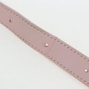 MCM Vicetos Tracy Shoulder Bag PVC Leather Pink Silver Auth 205914V-12