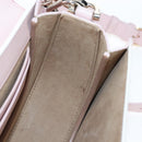 MCM Vicetos Tracy Shoulder Bag PVC Leather Pink Silver Auth 205914V-27