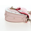 MCM Vicetos Tracy Shoulder Bag PVC Leather Pink Silver Auth 205914V-5