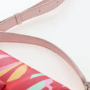 MCM Vicetos Tracy Shoulder Bag PVC Leather Pink Silver Auth 205914V-9