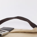 FENDI Zucca Canvas Mamma Baguette Shoulder Bag Ivory Silver Auth 205920-15