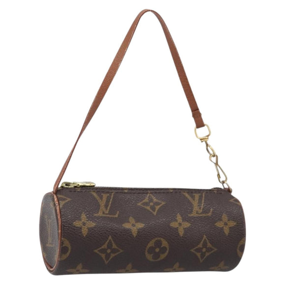 LOUIS VUITTON Monogram Papillon Pouch Pouch LV Auth 205921