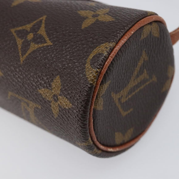 LOUIS VUITTON Monogram Papillon Pouch Pouch LV Auth 205921