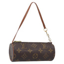 LOUIS VUITTON Monogram Papillon Pouch Pouch LV Auth 205921-1