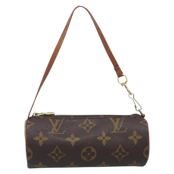 LOUIS VUITTON Monogram Papillon Pouch Pouch LV Auth 205921