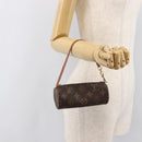 LOUIS VUITTON Monogram Papillon Pouch Pouch LV Auth 205921-24