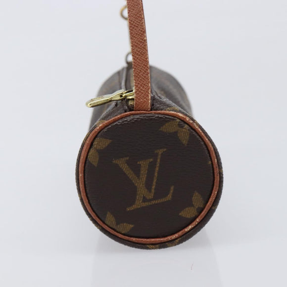 LOUIS VUITTON Monogram Papillon Pouch Pouch LV Auth 205921