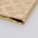 LOUIS VUITTON Miroir Agenda PM Day Planner Cover Gold R20962 LV Auth 205923A-16