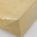 LOUIS VUITTON Monogram Vernis Reade MM Hand Bag Beige M91141 LV Auth 205928A-9