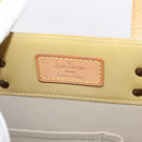 LOUIS VUITTON Monogram Vernis Reade MM Hand Bag Beige M91141 LV Auth 205928A-17
