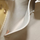 LOUIS VUITTON Monogram Vernis Reade MM Hand Bag Beige M91141 LV Auth 205928A-20