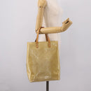 LOUIS VUITTON Monogram Vernis Reade MM Hand Bag Beige M91141 LV Auth 205928A-21