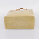LOUIS VUITTON Monogram Vernis Reade MM Hand Bag Beige M91141 LV Auth 205928A-5
