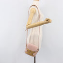 TOD’S Kate Shoulder Bag Mouton Pink Gold Tone Auth 205929V-28