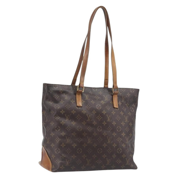 LOUIS VUITTON Monogram Cabas Mezzo Tote Bag M51151 LV Auth 205938