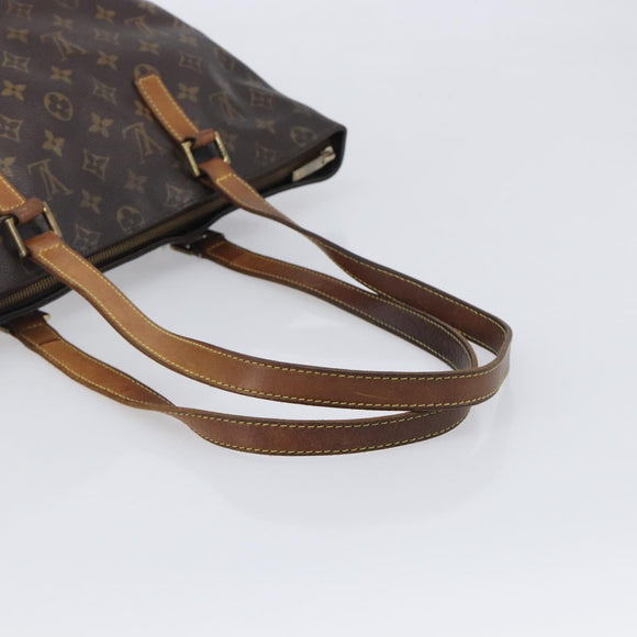 LOUIS VUITTON Monogram Cabas Mezzo Tote Bag M51151 LV Auth 205938