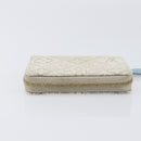 LOUIS VUITTON SINCE1854 Zippy Coin Purse Canvas Ivory Blue M81095 Auth 205941A-6