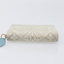LOUIS VUITTON SINCE1854 Zippy Coin Purse Canvas Ivory Blue M81095 Auth 205941A-7