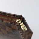 LOUIS VUITTON Damier Ebene Poche Toilette 26 Pouch N47543 LV Auth 205944A-9