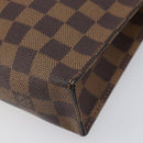 LOUIS VUITTON Damier Ebene Poche Toilette 26 Pouch N47543 LV Auth 205944A-7