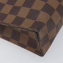 LOUIS VUITTON Damier Ebene Poche Toilette 26 Pouch N47543 LV Auth 205944A-14